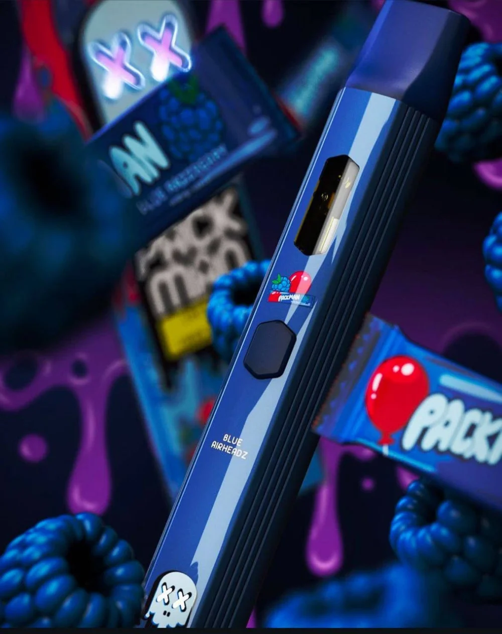 Packman Blue Airheadz