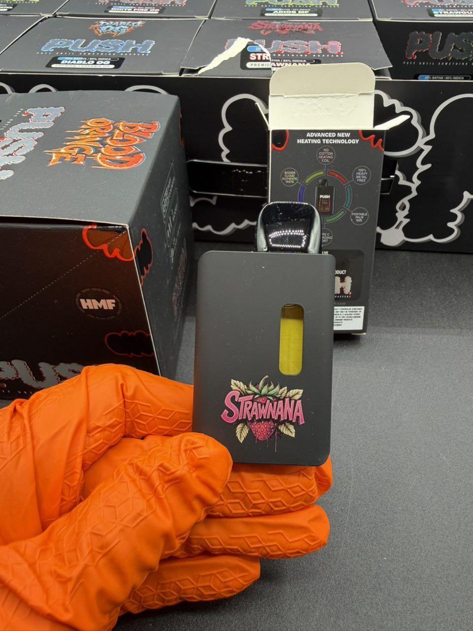 Push Led Screen Disposable