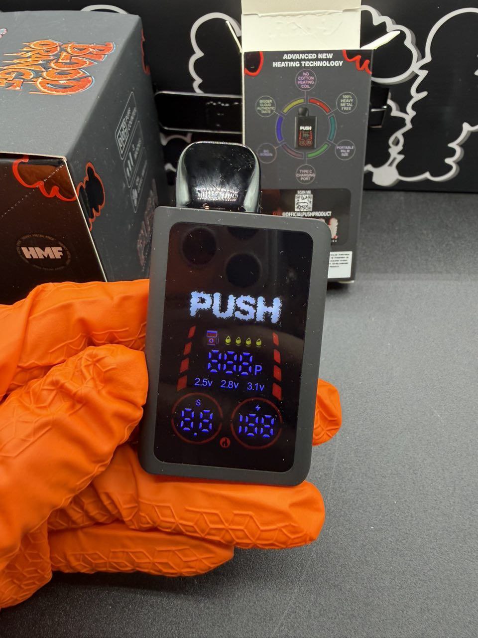 Push Led Screen Disposable